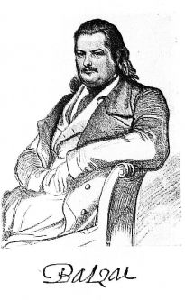 Портрет Бальзака (графика).
