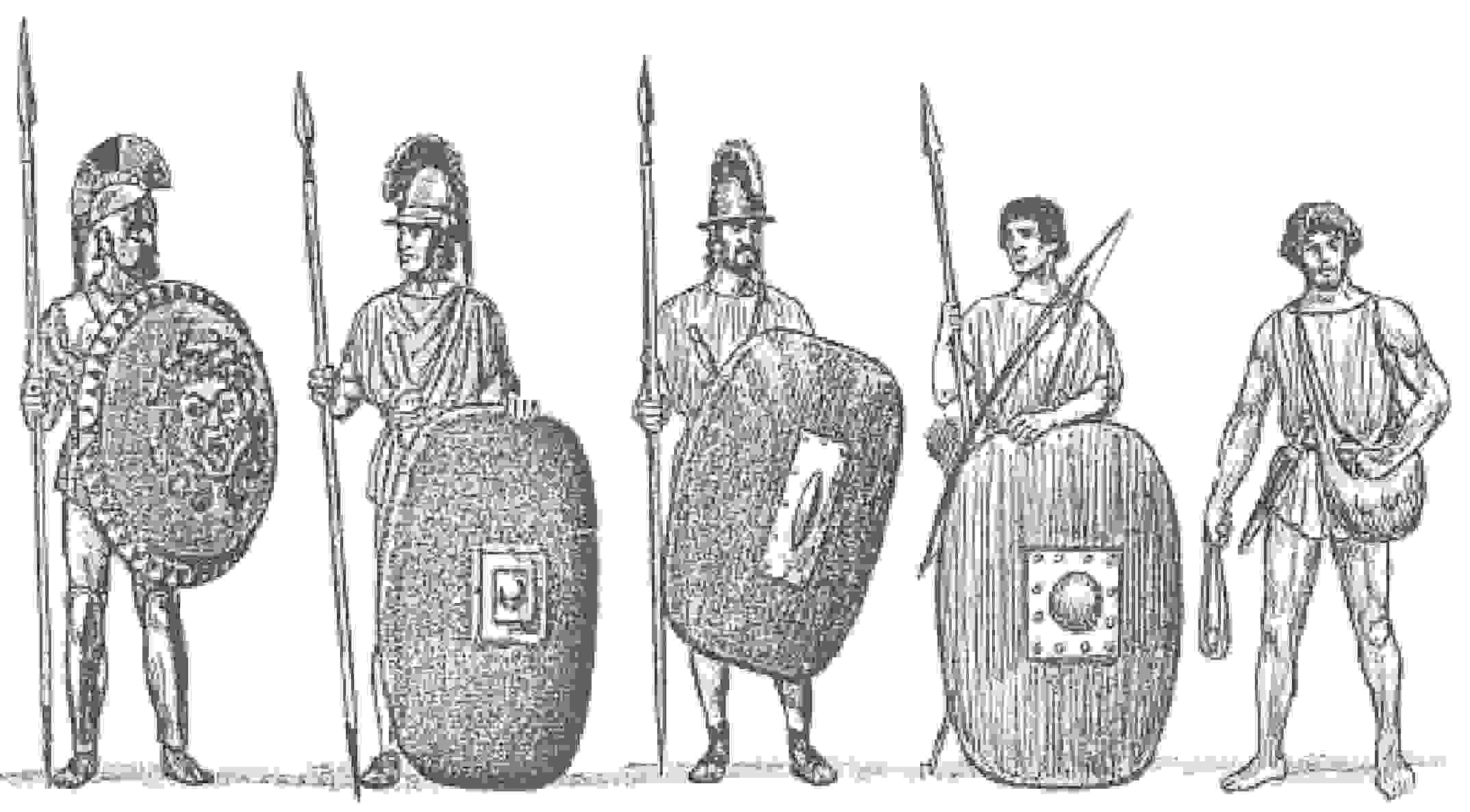 Римская армия рисунок легкий