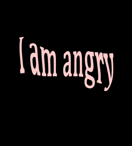 Обложка произведения 'I am angry'