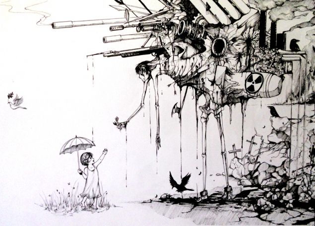 Обложка произведения 'Есть ли место человечности на войне?'