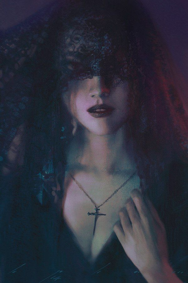 Обложка произведения 'Её тёмная вуаль'
