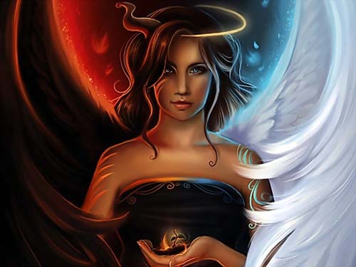 Обложка произведения 'Ангел vs Демон'