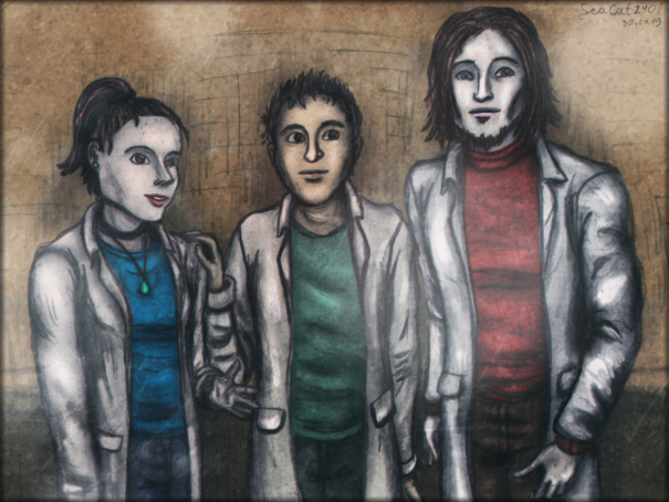 Работники морга больницы святой Елены Работники морга больницы святой Елены