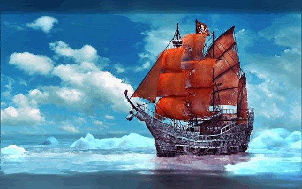 Обложка произведения 'Пираты снова уходят в набег'