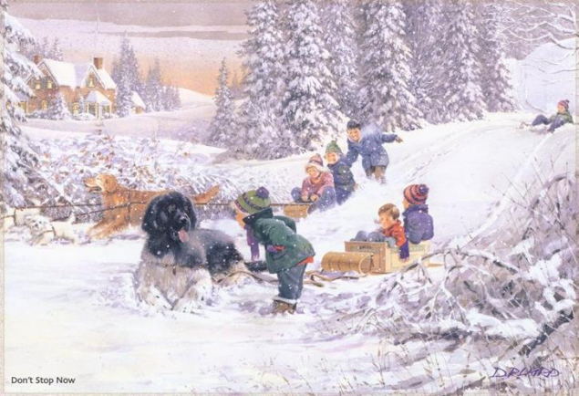 Обложка произведения 'Зимний праздник.'
