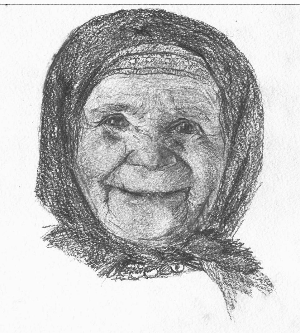 Бабушку поэтапно. Портрет бабушки карандашом. Портрет пожилого человека. Бабушка рисунок. Портрет пожилого человека для детей.