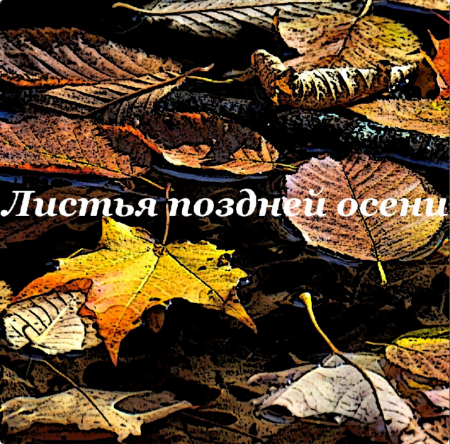 Обложка произведения 'Листья поздней осени'