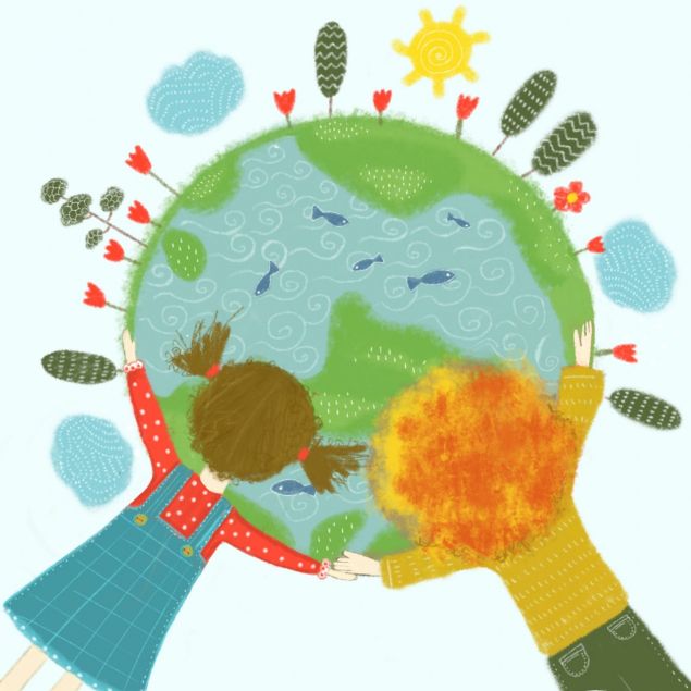 Обложка произведения 'Сонц с Марусей спасают нашу планету'