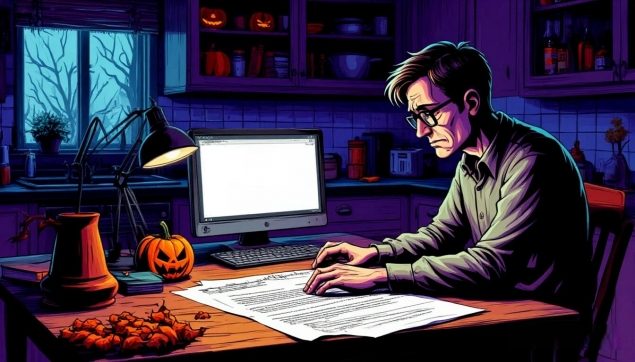 Обложка произведения 'Хэллоуин Автора' Обложка произведения 'Хэллоуин Автора'