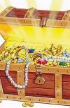 Обложка Зловещий блеск сокровищ